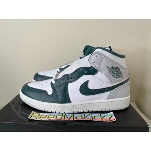 Jordan 1 MID SE White Oxidized Green MENS 13US